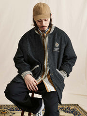 ウール ベースボールカラー ファラオコート