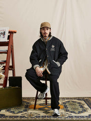 ウール ベースボールカラー ファラオコート