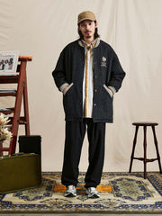 ウール ベースボールカラー ファラオコート