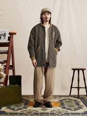 ウール ベースボールカラー ファラオコート