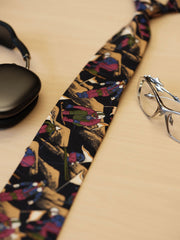 クロスカントリースキー シルクネクタイ