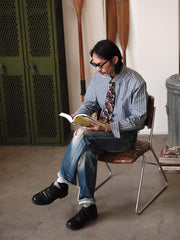 クロスカントリースキー シルクネクタイ