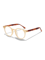 アンバー フレーム ブルーライト カット メガネ