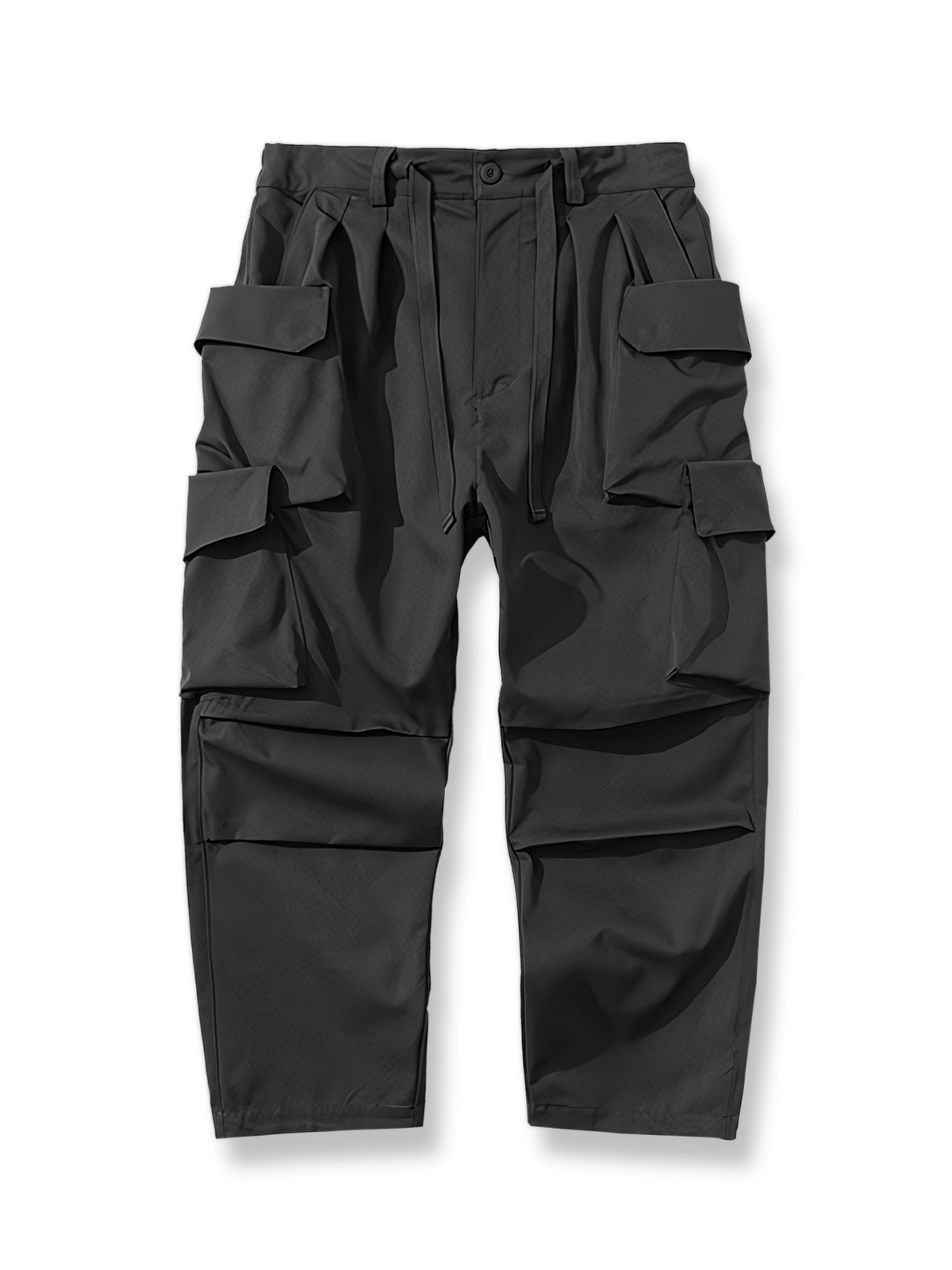 アウトドア防水マルチポケットワークパンツ正面展示