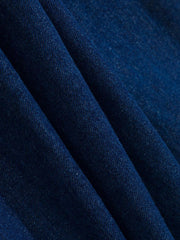 肩と胸のコーデュロイパッチワークディテール