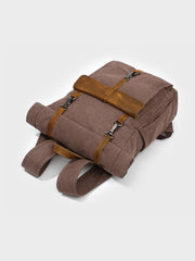 キャンバス&レザーストラップ バック