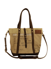 アメリカンヴィンテージキャンバストートバッグ正面図