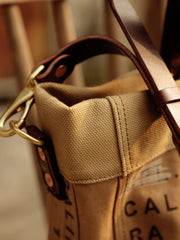 アメリカンヴィンテージキャンバストートバッグ詳細図