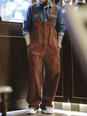 コットンコーデュロイ オーバーオール