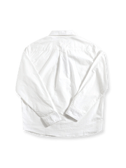 製品画像: クラシックホワイトオックスフォード長袖シャツ全体展示