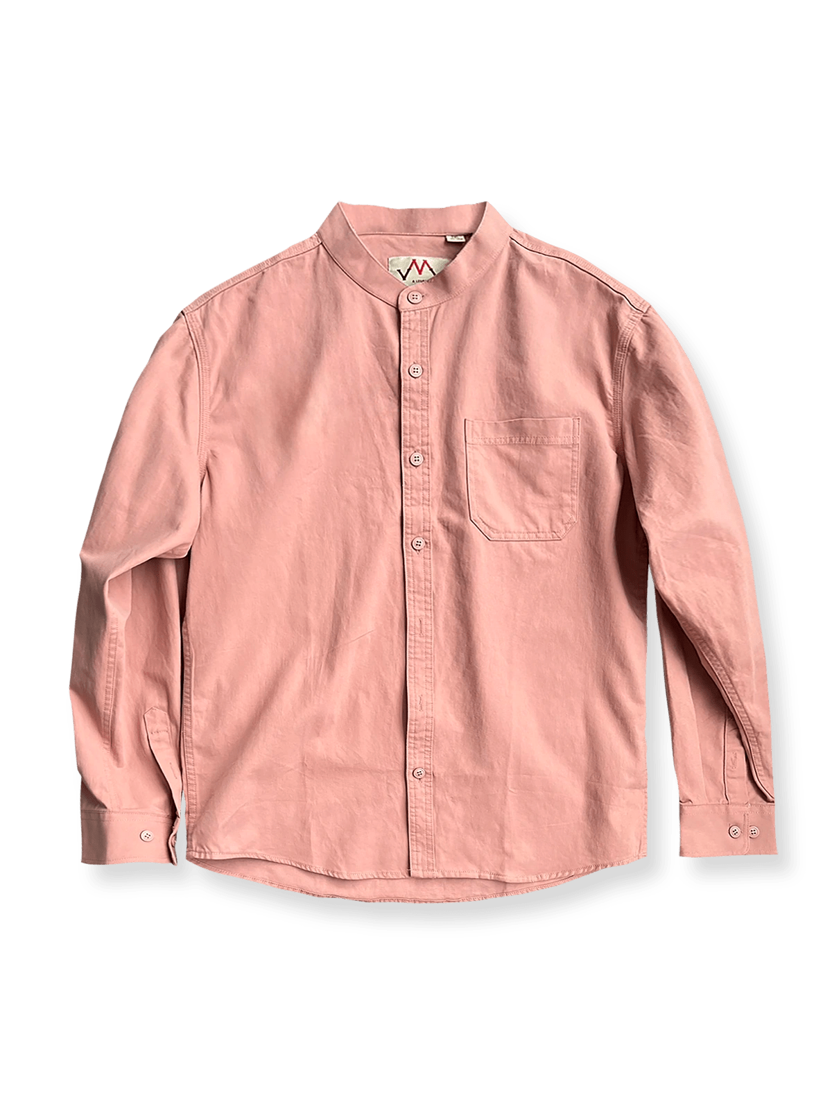 製品画像: シングルサイドポケット立襟シャツの全体画像