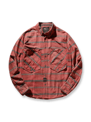 製品画像: ウォッシュ加工起毛チェック柄ワークシャツの全体展示