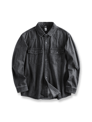 製品画像: アメリカンカジュアルヘビーウェイトデニムシャツジャケット正面