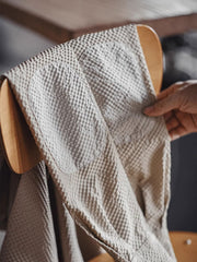 詳細画像:シャツの3D方格デザインディテール図