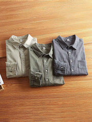 製品画像: アメカジ長袖シャツの全体画像