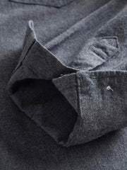 ウォッシュドブロンズ長袖シャツ