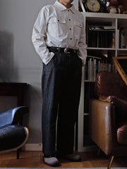 「ウェストコースト」背中刺繍 長袖シャツ