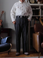 「ウェストコースト」背中刺繍 長袖シャツ