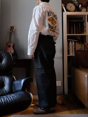 「ウェストコースト」背中刺繍 長袖シャツ