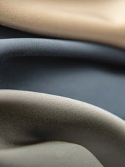 サテン 長袖シャツ