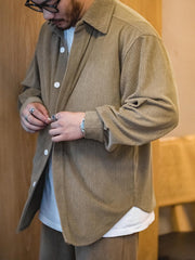 ジャカード ニット シャツジャケット