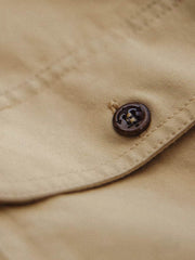 コーデュロイ襟 ワークシャツ