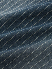 アメカジストライプ柄デニムシャツ