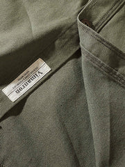 カラーブロックポケット 長袖シャツ