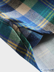 アメカジ チェック柄 コットン 長袖シャツ