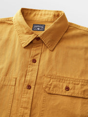 クラシック アメリカン レトロ ヘビー フィッシュボーン柄 ワークシャツ