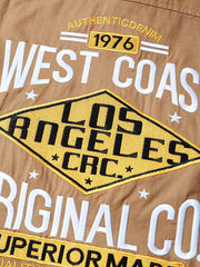 「ウェストコースト」背中刺繍 長袖シャツ