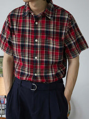 アメリカンウエスタンチェックワークシャツ