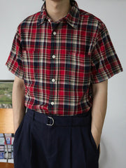 アメリカンウエスタンチェックワークシャツ