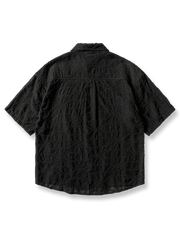 ジャカードショートスリーブシャツ