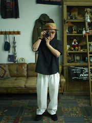 クルーネック プルオーバー シャツ