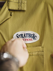 シワ感 キューバカラーシャツ