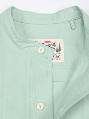 クルーネック オーバーサイズ ワークシャツ