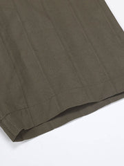 クルーネック オーバーサイズ ワークシャツ