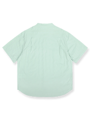 クルーネック オーバーサイズ ワークシャツ