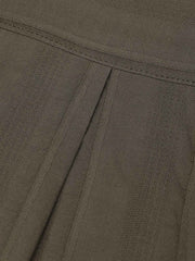 クルーネック オーバーサイズ ワークシャツ