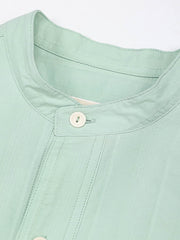 クルーネック オーバーサイズ ワークシャツ