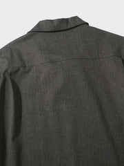 キューバカラー 半袖シャツ