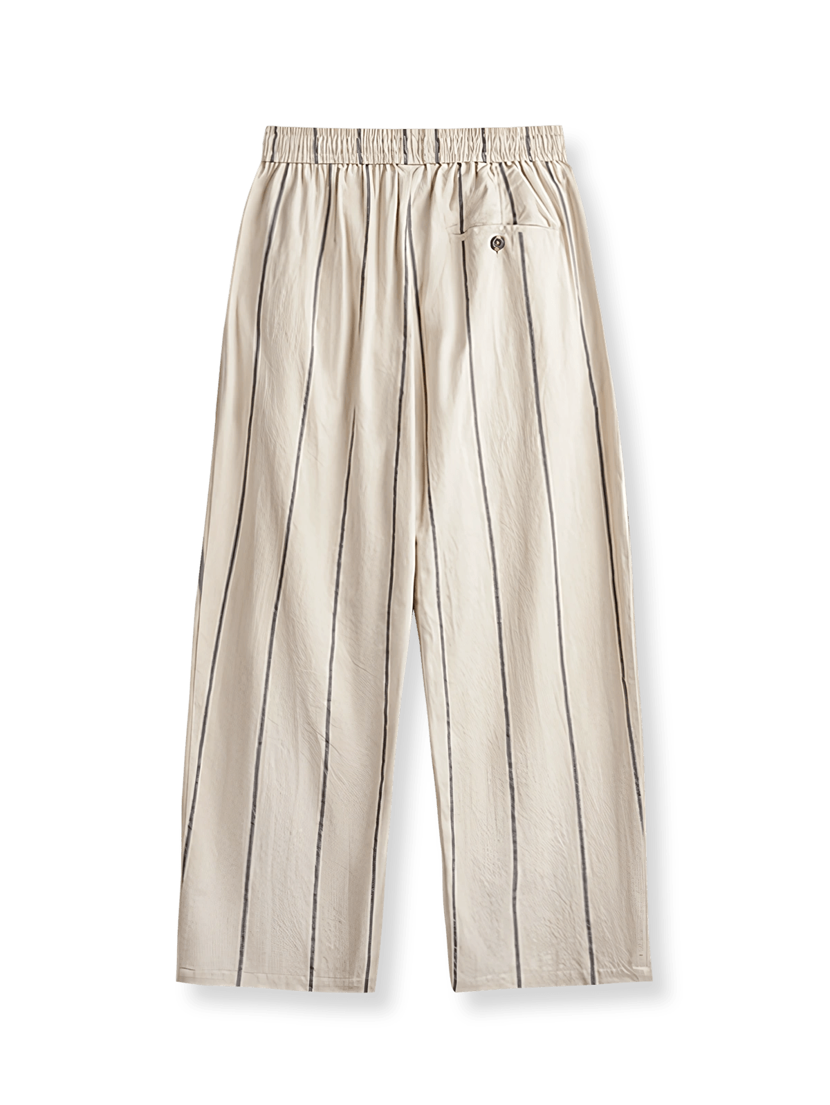 製品画像:クラシック縦ストライプバルーンパンツ反面図