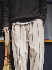 クラシック縦ストライプバルーンパンツ