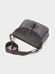 オイルワックス キャンバス ショルダーバッグ