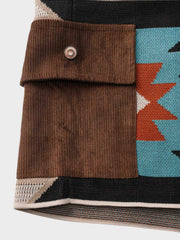 インターシャ編み ショートパンツ