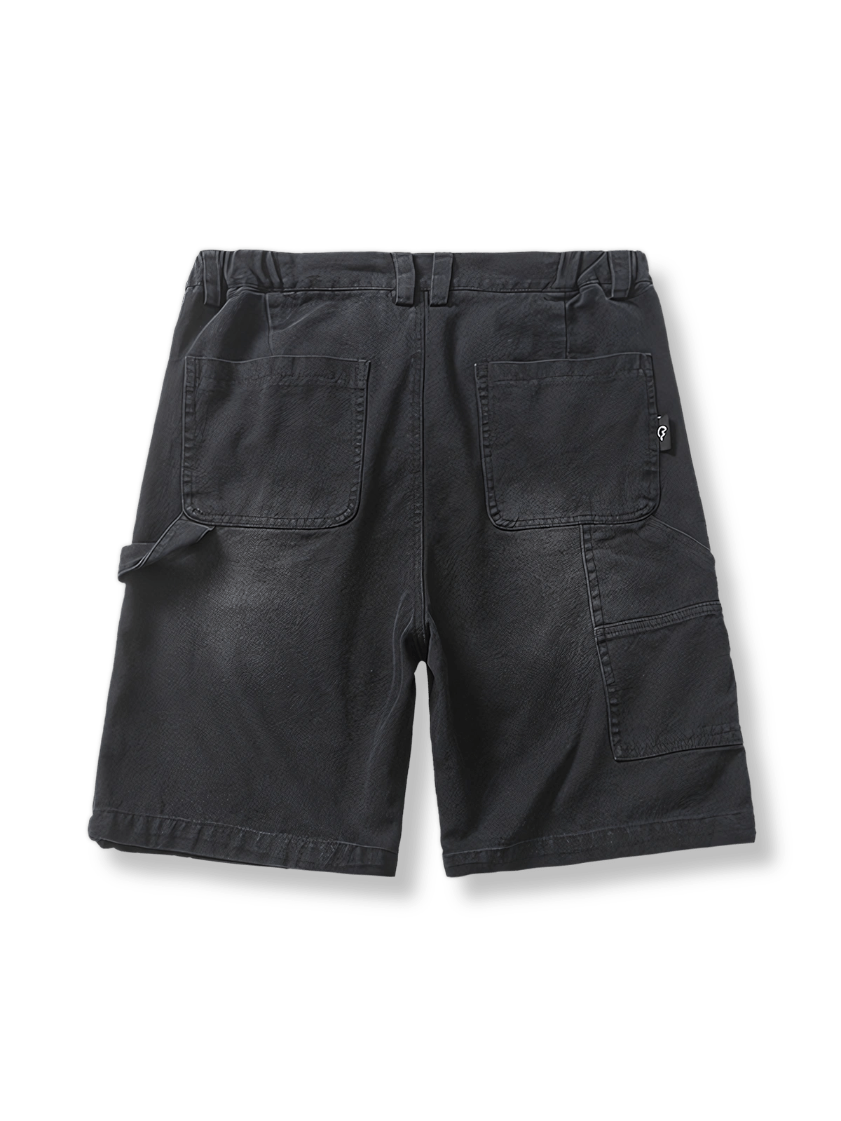 製品画像: ウォッシュドディストレスト伐採ショーツのH反面図