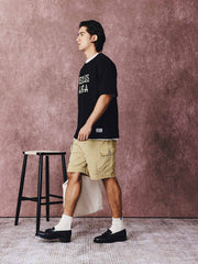 ウォッシュドヴィンテージヘリンボーン ショートパンツ