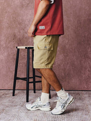 ウォッシュドヴィンテージヘリンボーン ショートパンツ