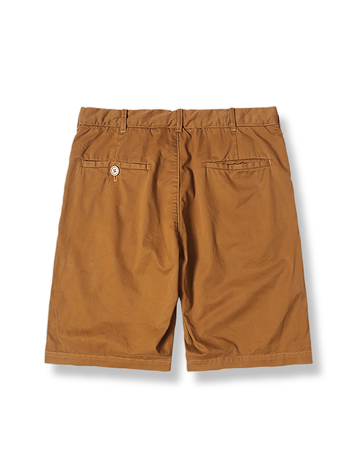 製品画像: ウォッシュドサージコットンカジュアルショーツ反面図